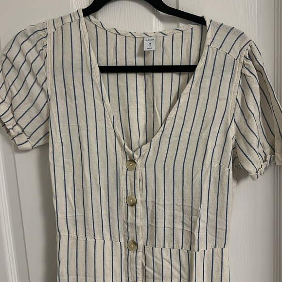 Linen blend shirt dress - Picture 2 of 5